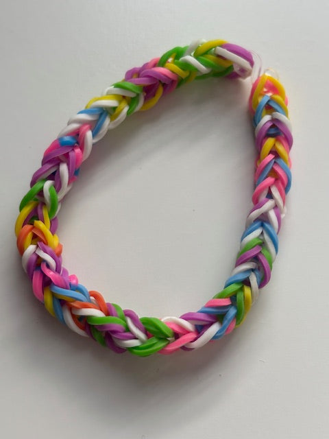 Rainbow Candy Cane Bracelet